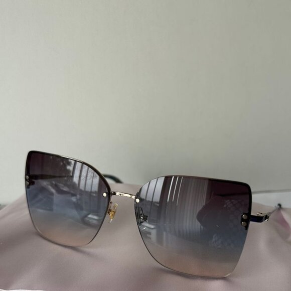 Kate Spade ARIELLA /G/S LKS 98 Gold Blue/Brown & Teal Gradient Lens Sunglasses - Picture 2 of 10
